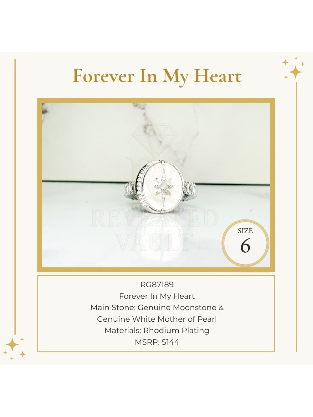 Forever In My Heart - Size 6 - Halo